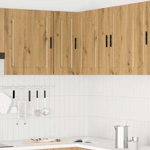 vidaXL Keuken hoekkast Porto bewerkt hout artisanaal eikenkleur