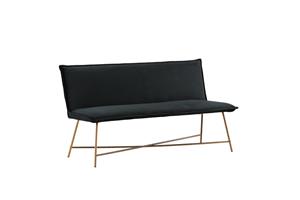 Nohr Eetkamerbank Mikella Velvet - Zwart