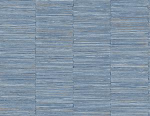 Dutch Wallcoverings Inlay Jenga Blue