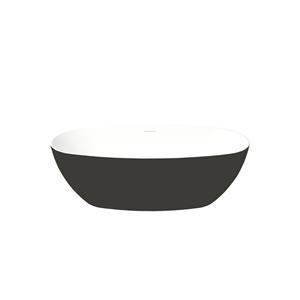 Zenon Vrijstaand Ligbad  Como 170x80 cm BR Negro