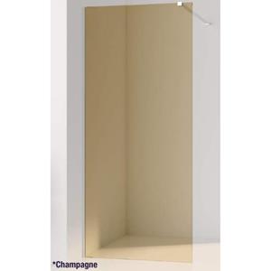 Aqua Vista losse glasplaat - 100x200cm - rookglas - champagne (brons) R-GS-2120-100-CG