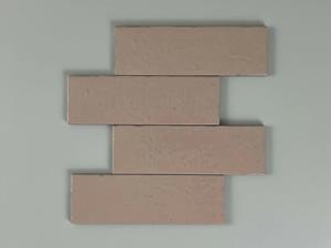 Jabo Tegelsample:  Kalma wandtegel 19x6cm roze glans