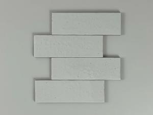 Jabo Tegelsample:  Kalma wandtegel 19x6cm wit glans