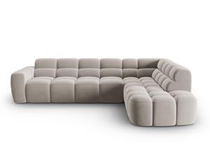 Micadoni 5-zits hoekbank Lisa rechts velvet | 