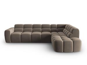 Micadoni 5-zits hoekbank Lisa rechts velvet | 