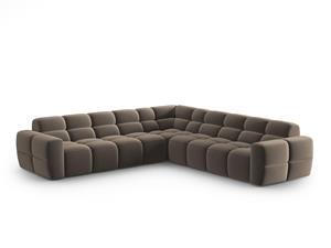 Micadoni 5-zits hoekbank Lisa velvet | 