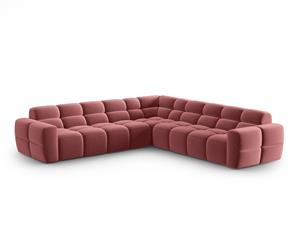 Micadoni 5-zits hoekbank Lisa velvet | 