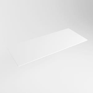 MONDIAZ TOP 23 Solid surface plateau / topplaat 101cm Dikte blad 0.9cm Blad geschikt voor afdekplaat | waskom T23XIM498501Talc