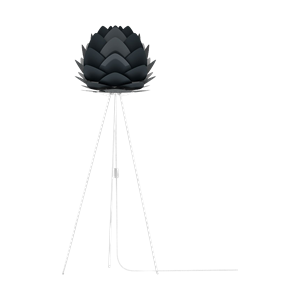 Umage Aluvia Medium vloerlamp anthracite grey - met tripod wit - Ø 59 cm