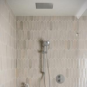 Saniclear Cube inbouw regendouche rond met inbouw douchekop 30x30cm, glijstang en 2 standen handdouche RVS