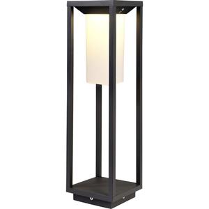dekolight Deko Light 733050 Samas Solar 500 Staande lamp op zonne-energie met bewegingsmelder LED LED vast ingebouwd 2.2 W Donkergrijs