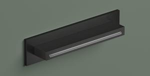 Hotbath Mate M161 waterval uitloop zwart geborsteld PVD