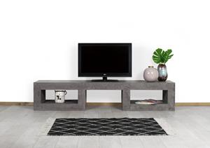 Loods XL Betonlook TV meubel Ector met leggedeeltes