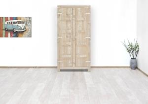 Loods XL Steigerhouten kast Linares met legplanken