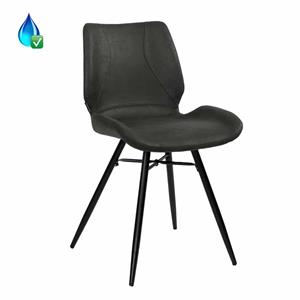 Loods XL Stoel Barrel eco-leer zwart