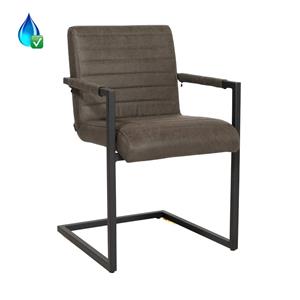 Loods XL Stoel Block eco-leer antraciet