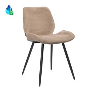 Loods XL Stoel Toby taupe velvet