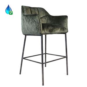 Loods XL Kruk Jayron groen velvet