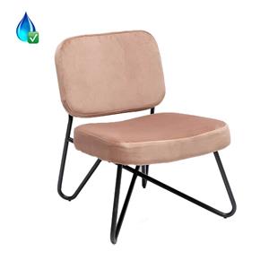 Loods XL Fauteuil Julia roze velvet