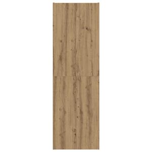 vidaXL Hoge kast 60x32x190 cm bewerkt hout artisanaal eikenkleur