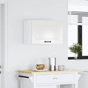 vidaXL Keukenwandkast Kalmar bewerkt hout hoogglans wit
