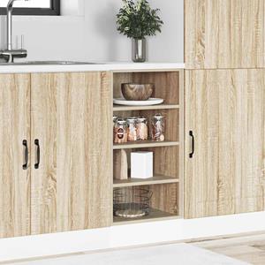 vidaXL Onderkast 40x44,5x81,5 cm bewerkt hout sonoma eikenkleurig