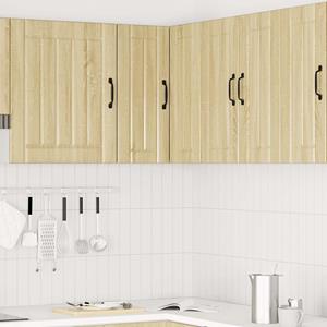 vidaXL Keukenwandhoekkast Lucca bewerkt hout sonoma eikenkleurig