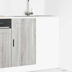 vidaXL Keuken onderkast Porto bewerkt hout grijs sonoma eiken