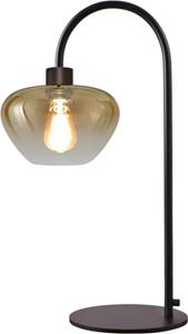 Masterlight Tafellamp Genua zwart met goud glas 61cm 4971-05-05-24