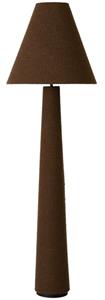 Vloerlamp Devia - Bouclé Bruin
