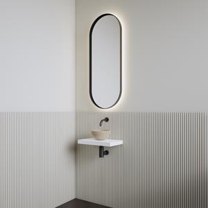 Boss & Wessing Fonteinset | BWS Leto | Planchet Kristal Wit | Waskom Cappuccino