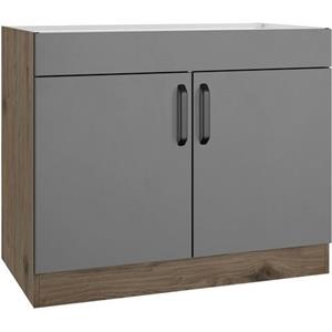 Wiho Küchen Gootsteenkast Elba Breedte 100 cm