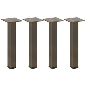 vidaXL Salontafelpoten 4 st 42-44 cm staal naturel