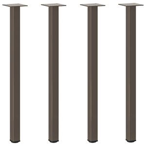 vidaXL Salontafelpoten 4 st 72-74 cm staal naturel