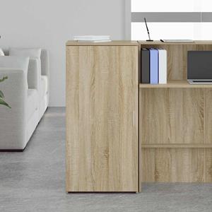 vidaXL Opbergkast 50x45x103,5 cm bewerkt hout sonoma eikenkleurig