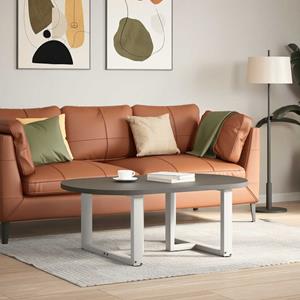 vidaXL Salontafelpoten 2 st T-vormig 60x25x(42-43) cm staal wit