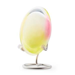 Eeuwige Roos Pebbles ovaal pastel opaque incl. standaard