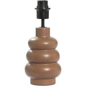 Leen Bakker Lampvoet Femm - bruin keramiek - E27 - 27xØ13 cm