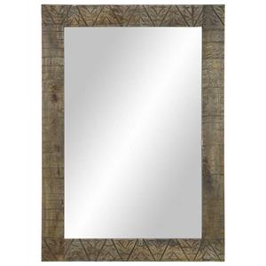 vidaXL Badkamerspiegel 50x2,5x70 cm massief mangohout