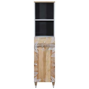 vidaXL Badkamerkast 38x33,5x160 cm massief mangohout