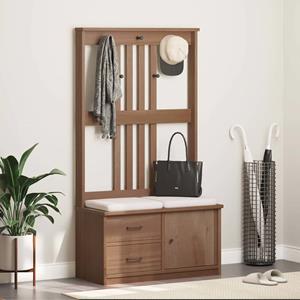 vidaXL Halboom SANDENS 87x40x159,5 cm massief grenenhout