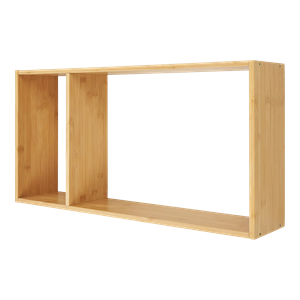 Artichok Koen bamboe wandplank naturel - 70 x 35,5 cm