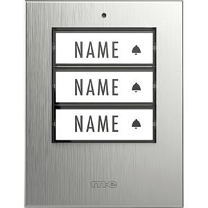 M-e modern-electronics 41413 Zender voor Draadloze deurbel Verlicht, Met naambord