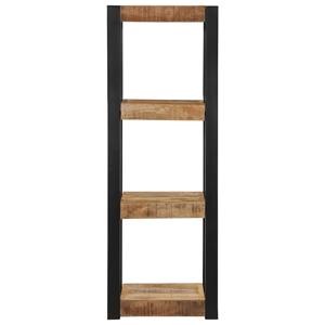 vidaXL Wandschap 35x35x100 cm massief ruw mangohout
