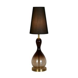 Searchlight Zwarte tafellamp Marakesh met kap EU23186BK