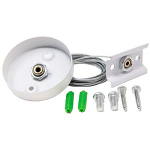 BES LED Spanningsrail Ophangset - Prixa - 1 Fase - 1 Meter - Wit