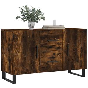 vidaXL Dressoir 100x36x60 cm bewerkt hout gerookt eikenkleurig