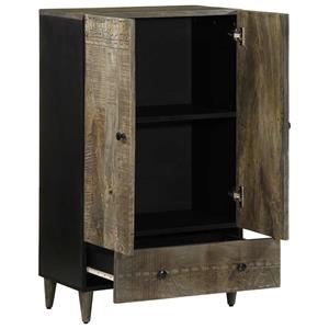 vidaXL Hoge kast 60x33x110 cm massief mangohout