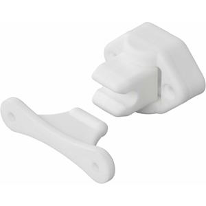 ProPlus Deurvanger - wit - kunststof - deurstopper - voor deur/camper/caravan -