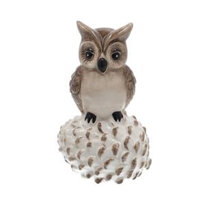 HBX natural living Beeld Olly Uil L7.8W6.2H13cm